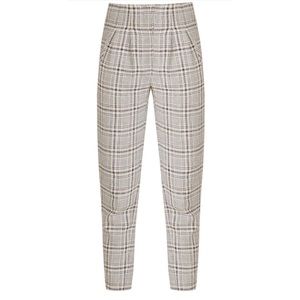 Veronica beard Zeenat pleated plaid pants